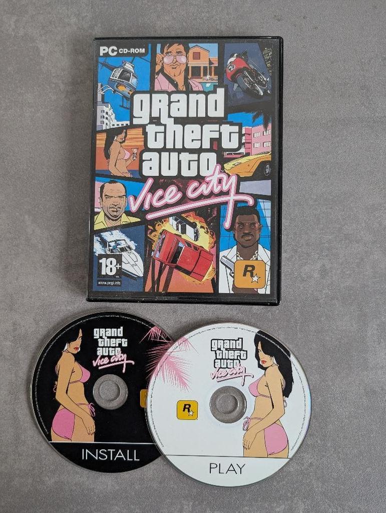 Grand theft auto vice city PC, Spelcomputers en Games, Games | Pc, Avontuur en Actie, Vanaf 18 jaar, 1 speler, Ophalen of Verzenden