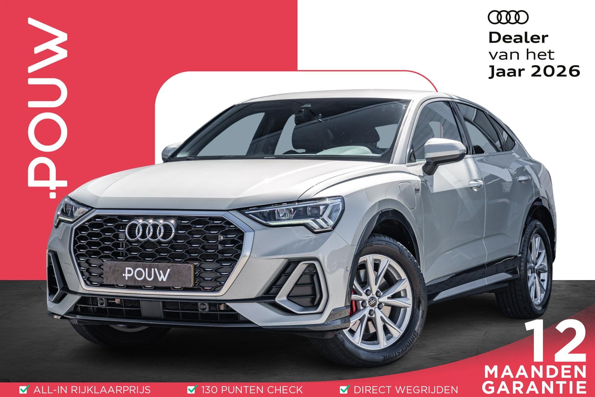 Audi Q3 Sportback 45 TFSIe 245pk S edition | Leder | Achteru
