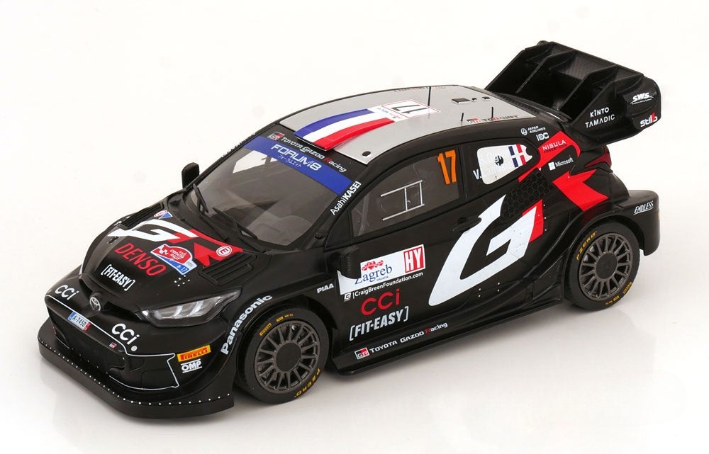 Toyota GR Yaris Rally1 Rally Croatia 2024 Ogier, 1/18, IXO, Overige merken, Auto, ., IXO