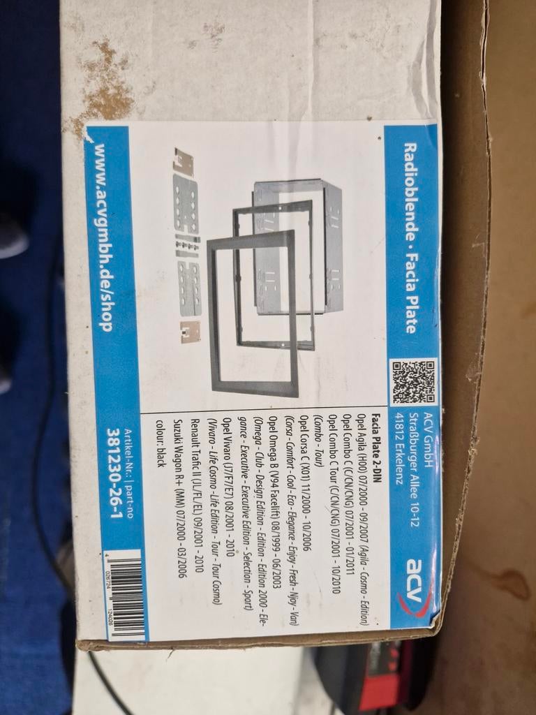 2-DIN Radio Inbouwframe Opel, Renault, Suzuki, Subaru, Ophalen of Verzenden