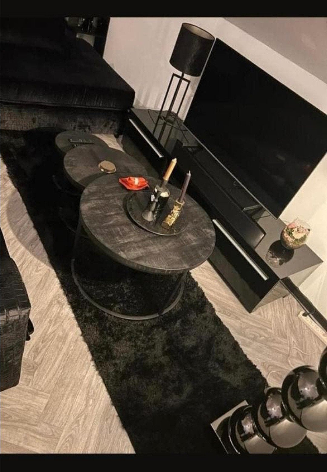 Luxe salontafelset 3-Delig, Ophalen, 50 tot 100 cm, Rond, 50 tot 100 cm