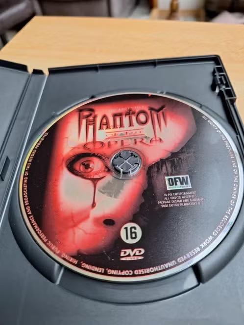 Dvd phantom of the opera h, Cd's en Dvd's, Vanaf 16 jaar, Ophalen of Verzenden, Zo goed als nieuw, Overige genres