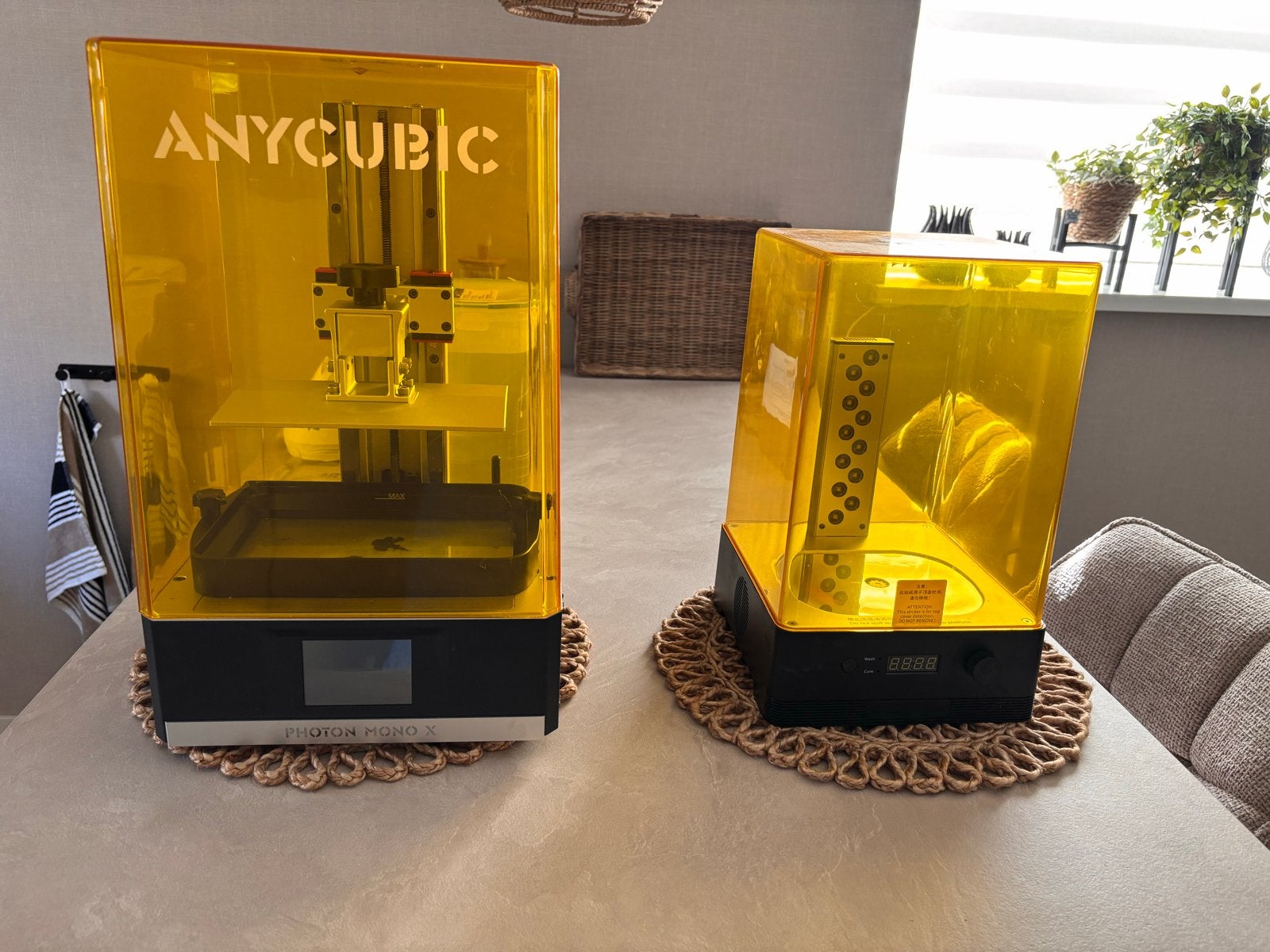 Anycubic Photon Mono X 3D-printer met Wash & Cure 2.0, Computers en Software, 3D Printers, Ophalen, Zo goed als nieuw, Resin/Hars