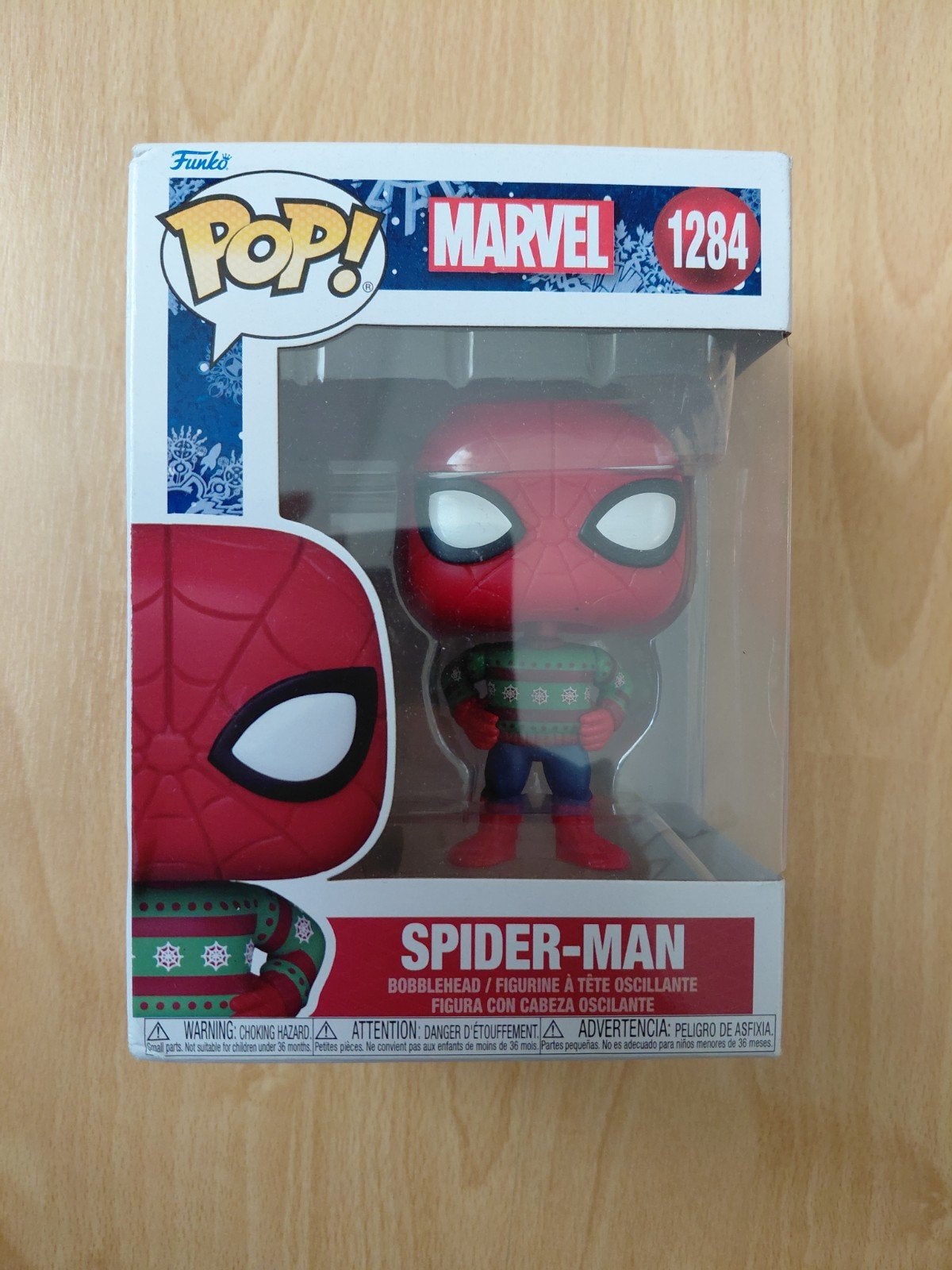 Funko Pop! Marvel Spider-Man Kersttrui #1284, Ophalen of Verzenden, Nieuw