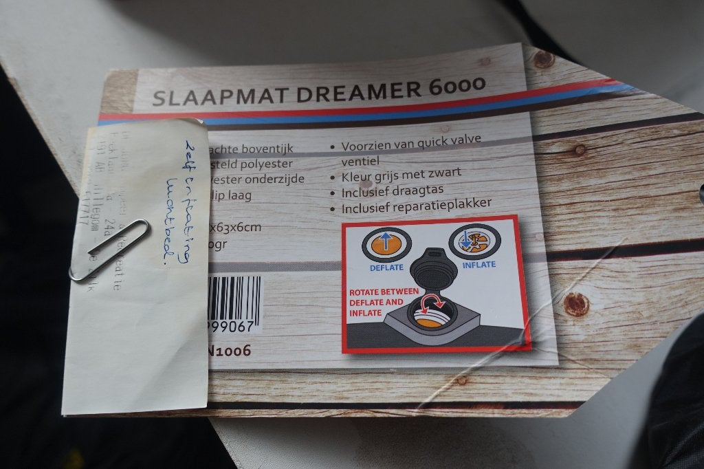 slaapmat, Ophalen of Verzenden, Nieuw, 1-persoons