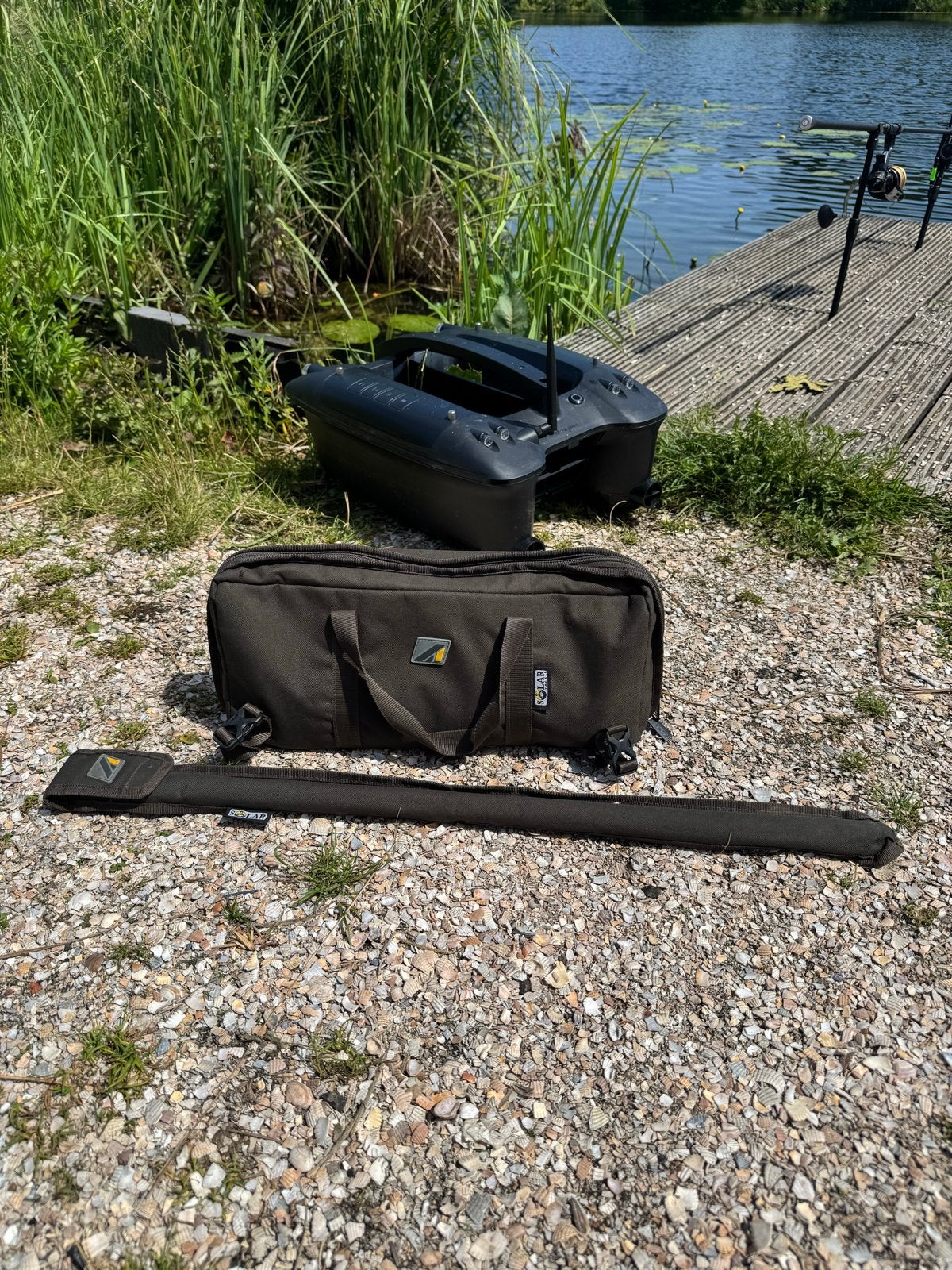 Solar Tackle Rod Pod met Buzzerbars en Banksticks, Ophalen of Verzenden, Gebruikt, Overige typen