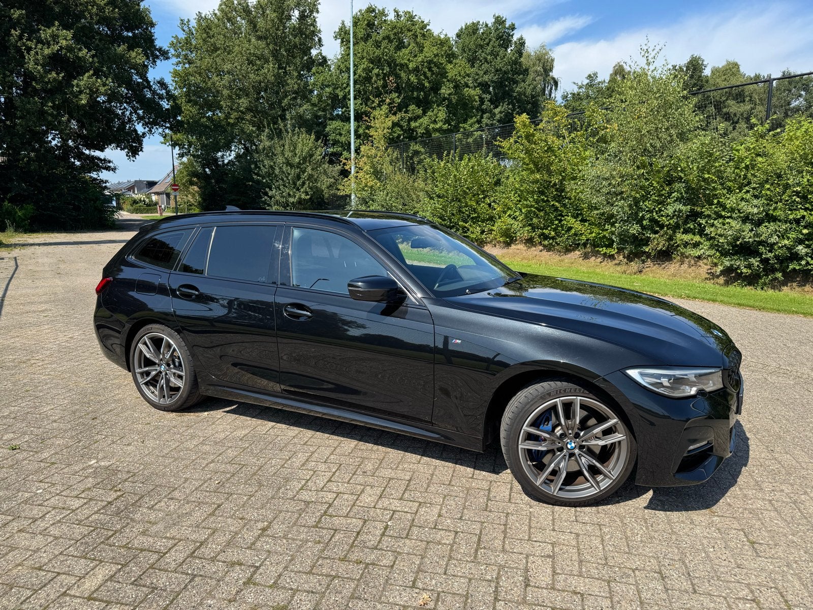 BMW 3-Serie 330e 292pk Aut 2021 Zwart M-Sport, Auto's, BMW, 1998 cc, Achterwielaandrijving, 4 cilinders, Zwart