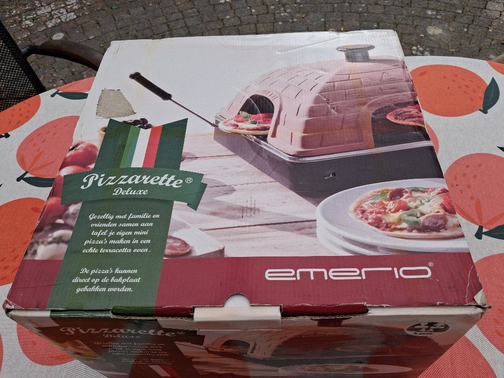 Tafel pizzaoven electrisch 4 personen, Ophalen, Zo goed als nieuw