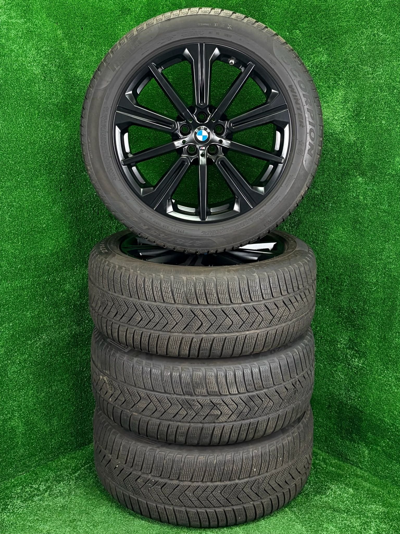 Originele 20 inch BMW 748M velgen winterbanden X5 X6 G05 G06, Auto-onderdelen, Banden en Velgen, Gebruikt, -, 275 mm, -