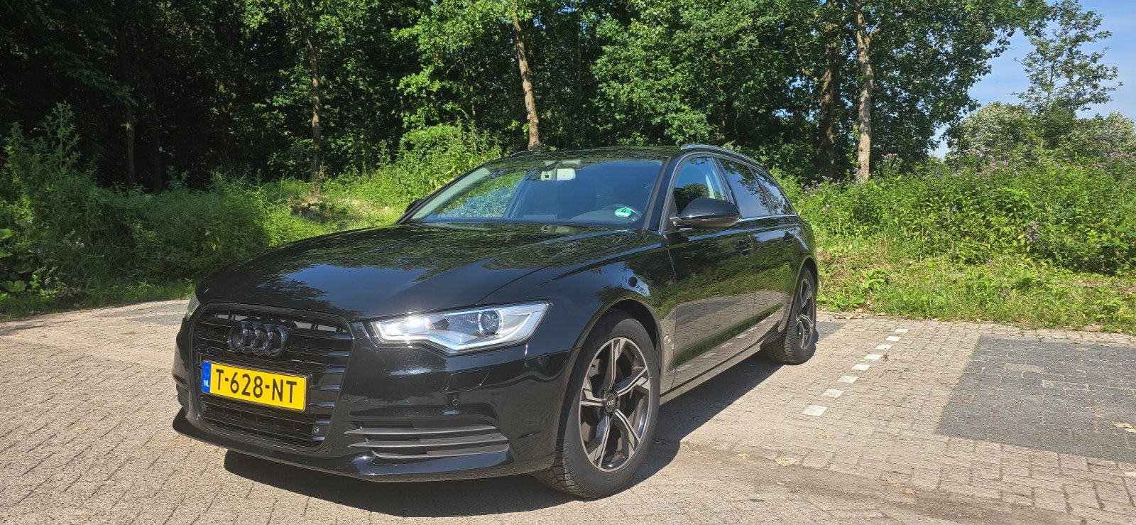 Audi A6 2.0 Tfsi 132KW Avant Multitr 2013 Zwart, Auto's, 15 km/l, 4 cilinders, 1984 cc, 179 pk