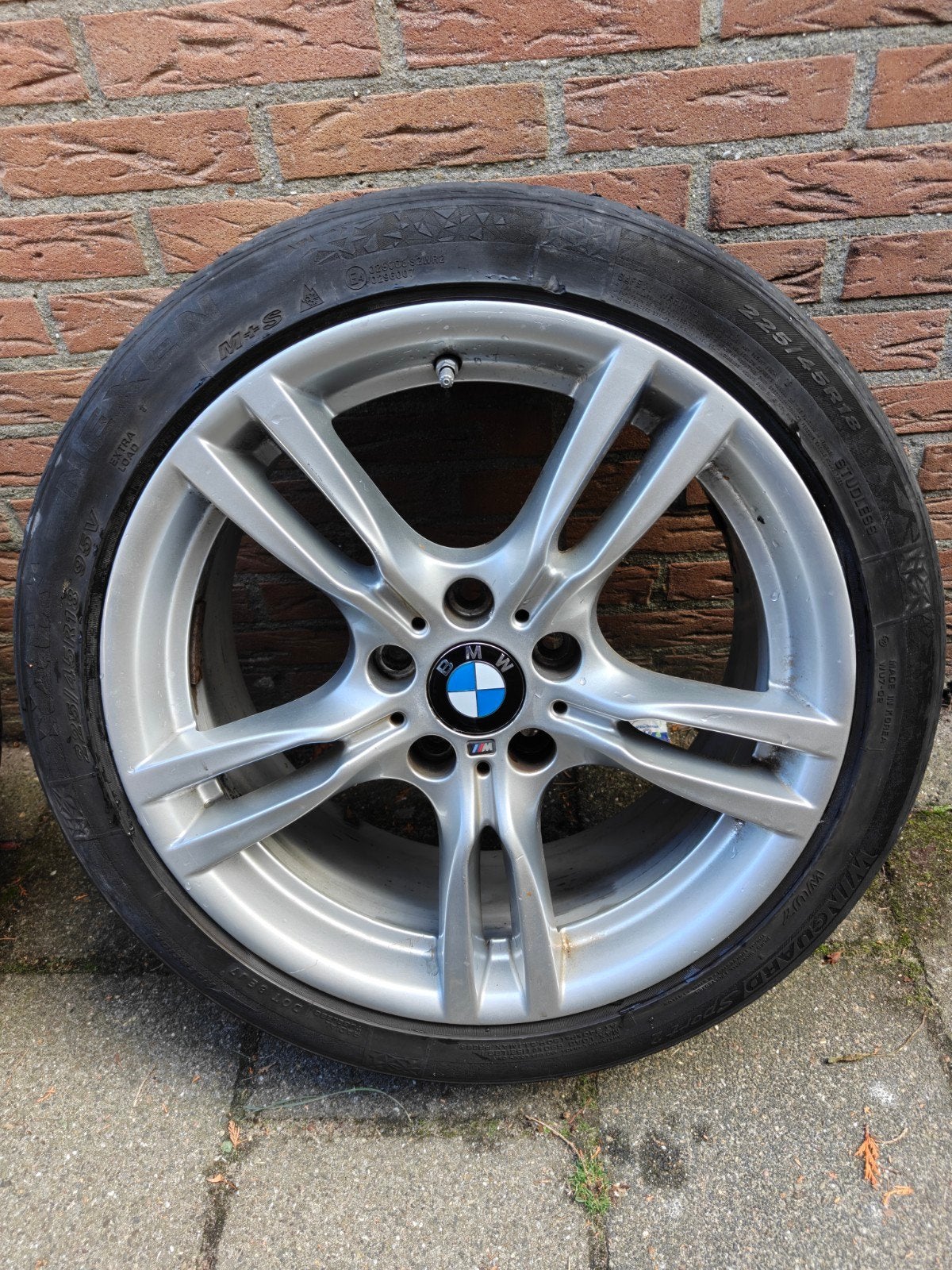 BMW f30 18 inch style 400M Breedset Winter, Ophalen, 18 inch, Gebruikt, 255 mm