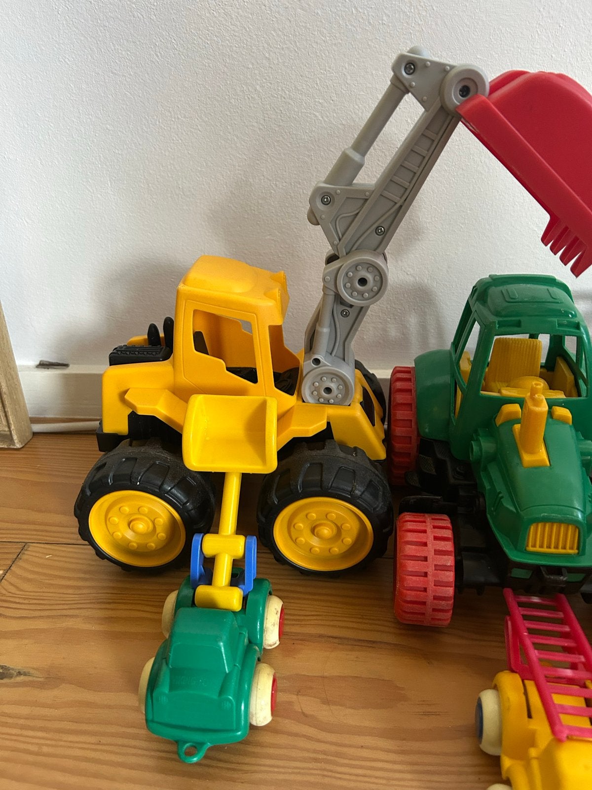 Grote set speelgoedvoertuigen (Viking Toys, Plasto), Ophalen of Verzenden, Gebruikt