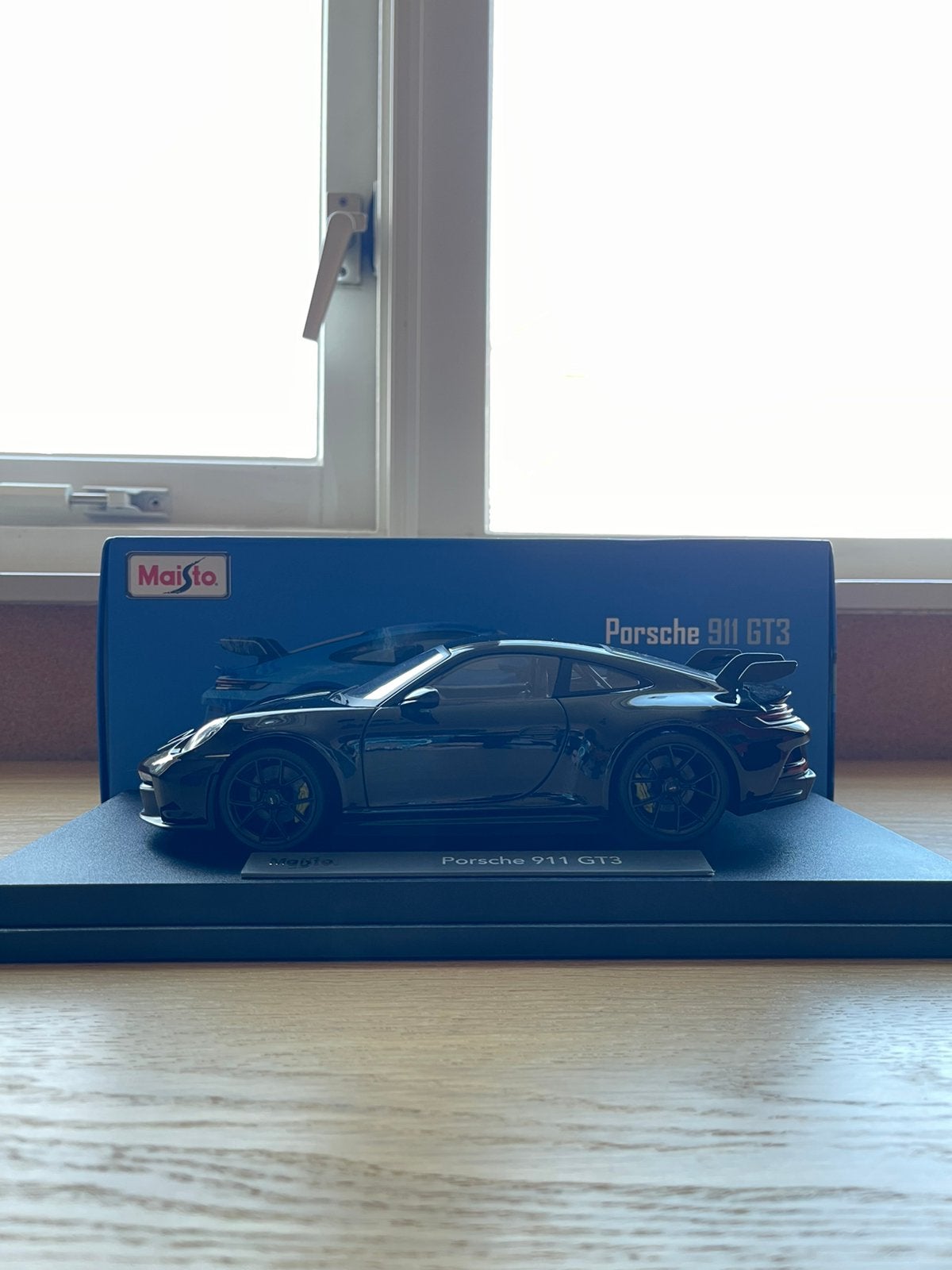 Modelauto maisito 1:18 porsche 911 GT3, Hobby en Vrije tijd, Ophalen of Verzenden, Zo goed als nieuw, Overige merken