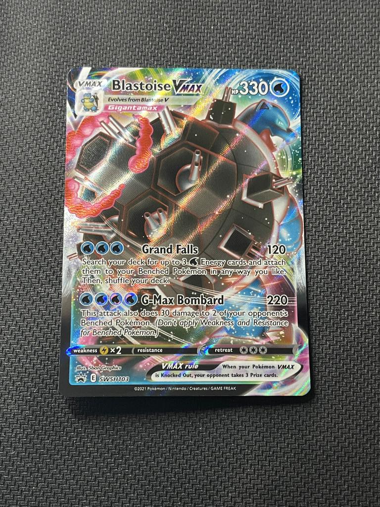 Blastoise VMAX (SWSH 103), Ophalen of Verzenden, Nieuw, Losse kaart, Foil