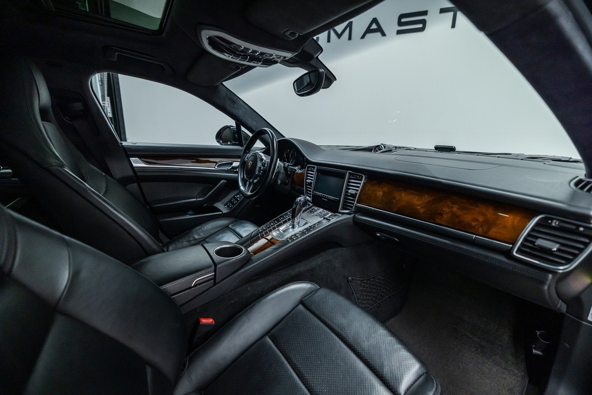Porsche Panamera 4.8 Turbo Btw auto, Fiscale waarde € 12.0, Auto's, Automaat, Gebruikt, 4 stoelen, Zwart