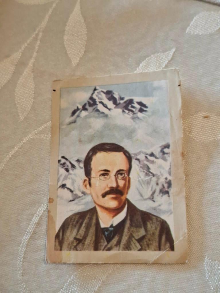 Prentje/Chromo:Mummery / Alpinisme/Chocolade Jacques, Gebruikt, Verzenden, Voor 1940, Prent