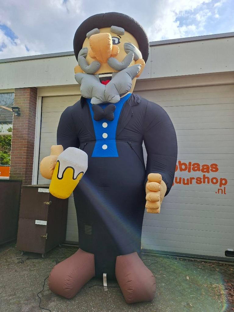 Te Koop Abraham pop cartoon 4,5 meter, Ophalen, Zo goed als nieuw, Abraham of Sarah