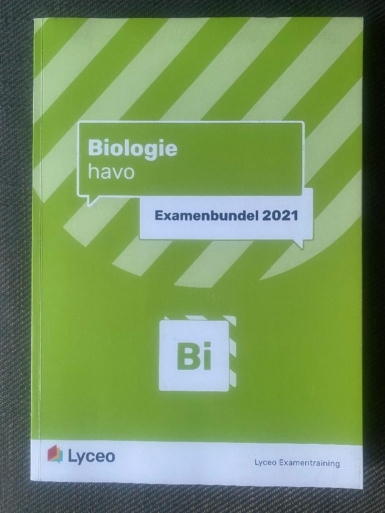 Examenbundel HAVO Biologie. 2021. Lyceo Examentraining., Lyceo, Biologie, HAVO, Ophalen of Verzenden