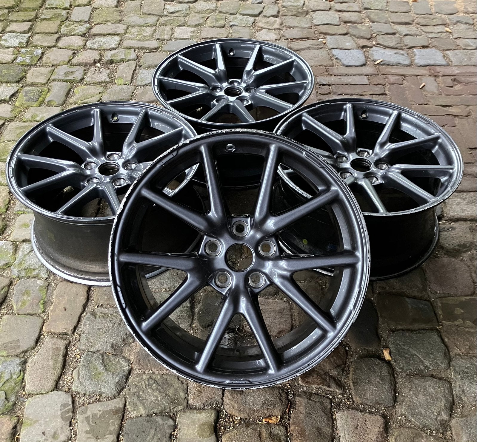 Tesla model 3 velgen 18 inch 5x114.3 ORIGINEEL Tesla, Auto-onderdelen, Banden en Velgen, Ophalen, 18 inch, Gebruikt, Velg(en)