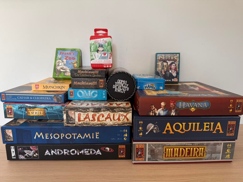 Bordspellen verzameling (999 games, White goblin, Phalanx), Hobby en Vrije tijd, Gezelschapsspellen | Bordspellen, Vijf spelers of meer