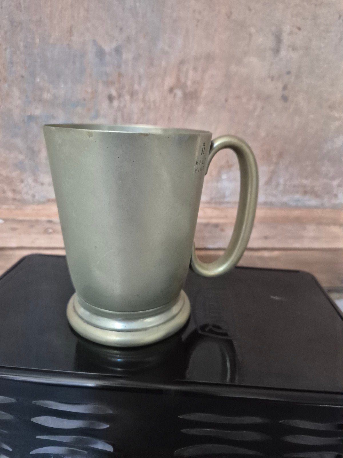 Antieke Walker & Hall Sheffield Half Pint Tankard, Ophalen of Verzenden
