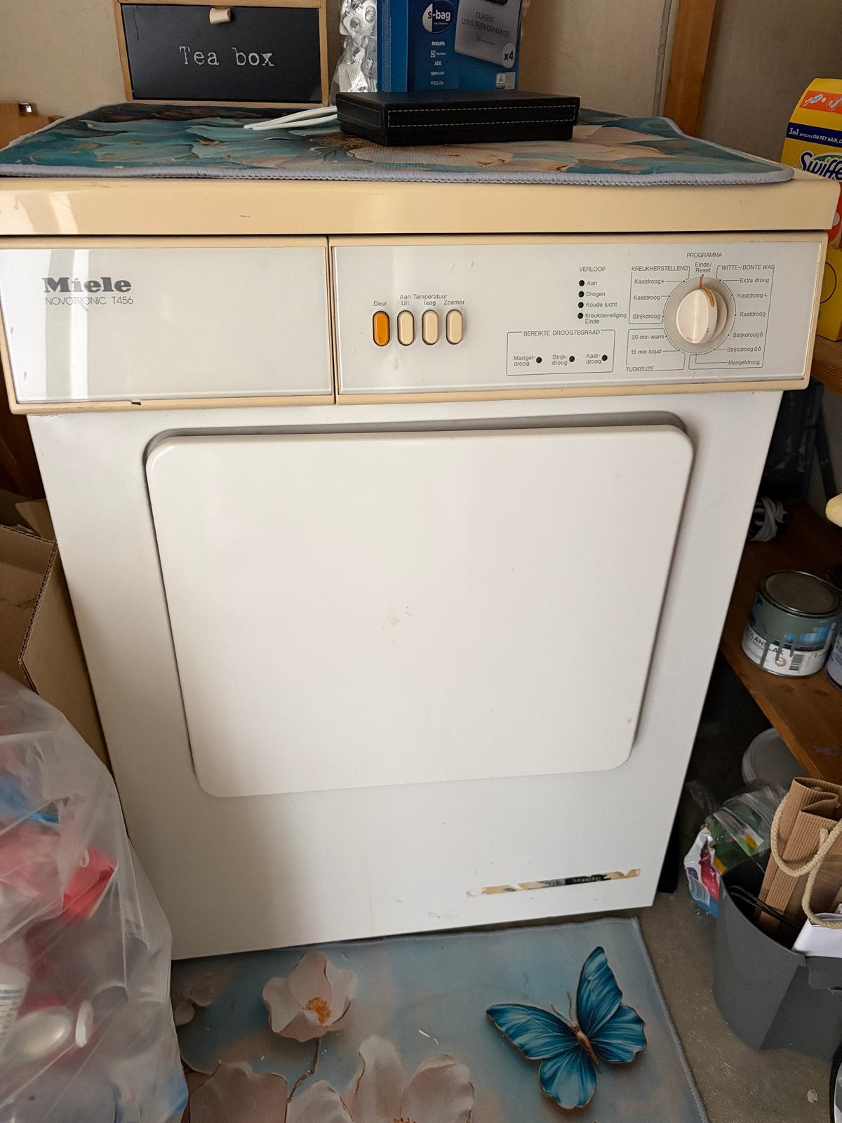 Miele Novotronic T456 Wasdroger - Betrouwbaar en Efficiënt, Witgoed en Apparatuur, Wasdrogers, Ophalen, 6 tot 8 kg, Gebruikt, Luchtafvoer