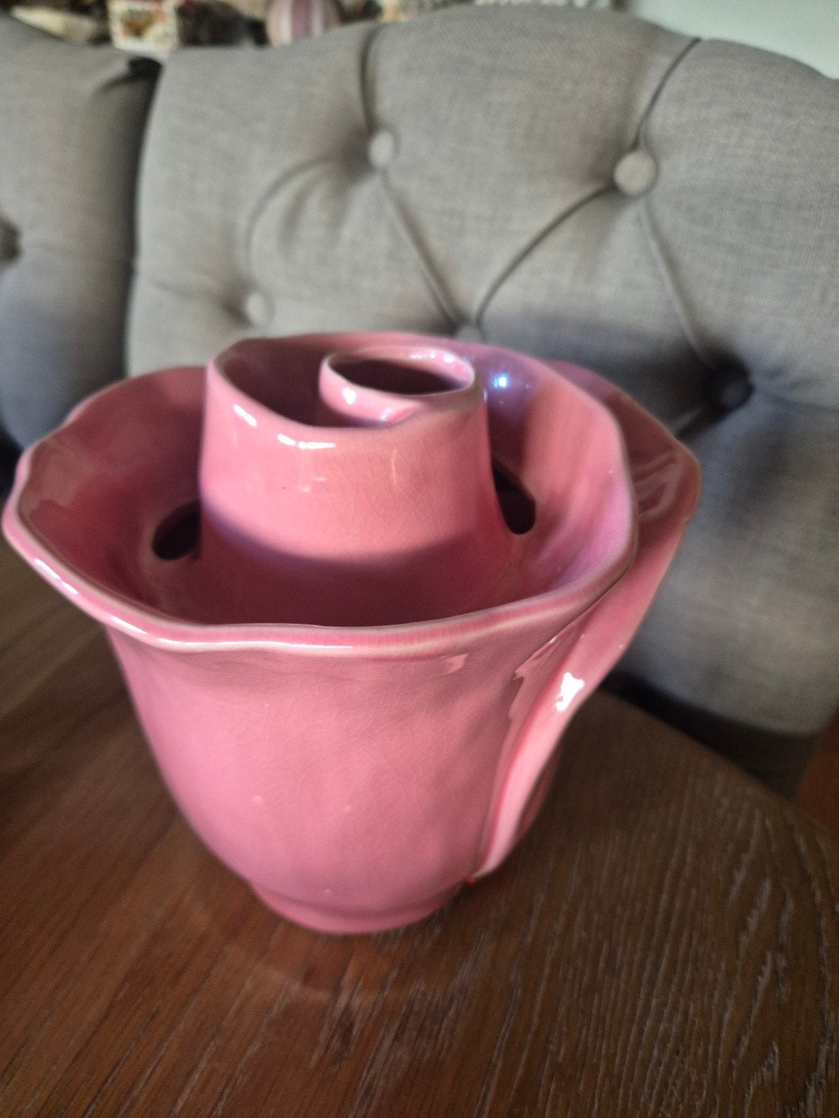 grote roos des pots design  vaas, Ophalen of Verzenden