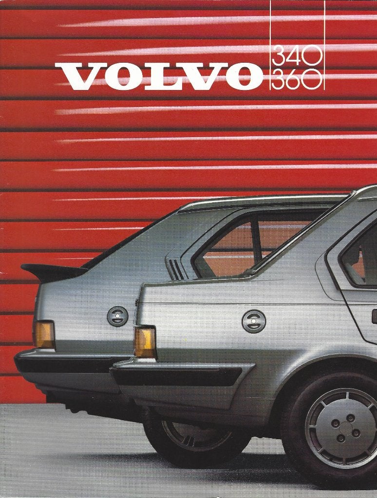 Brochure Volvo 340 360 1986, Ophalen of Verzenden, Gelezen, Volvo