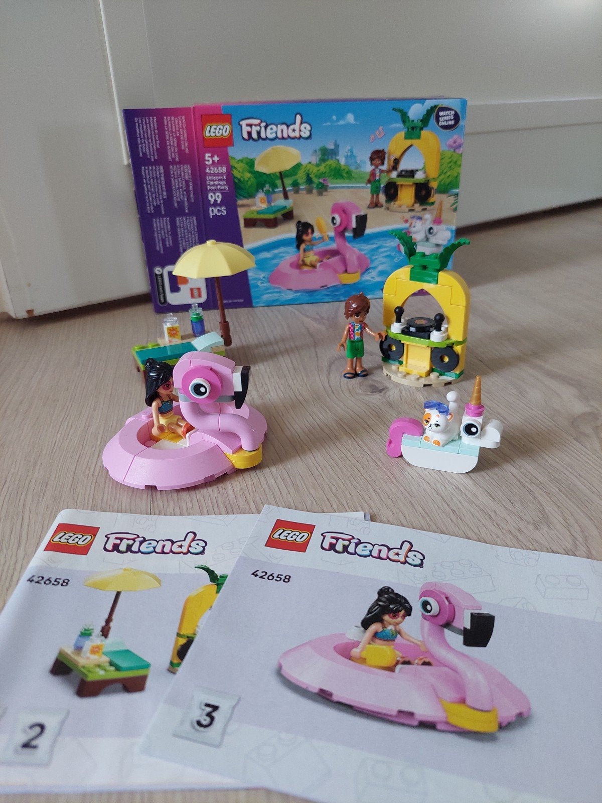 LEGO Friends 42658 Ruimteavontuur met Flamingo, Ophalen of Verzenden, Zo goed als nieuw, Overige merken
