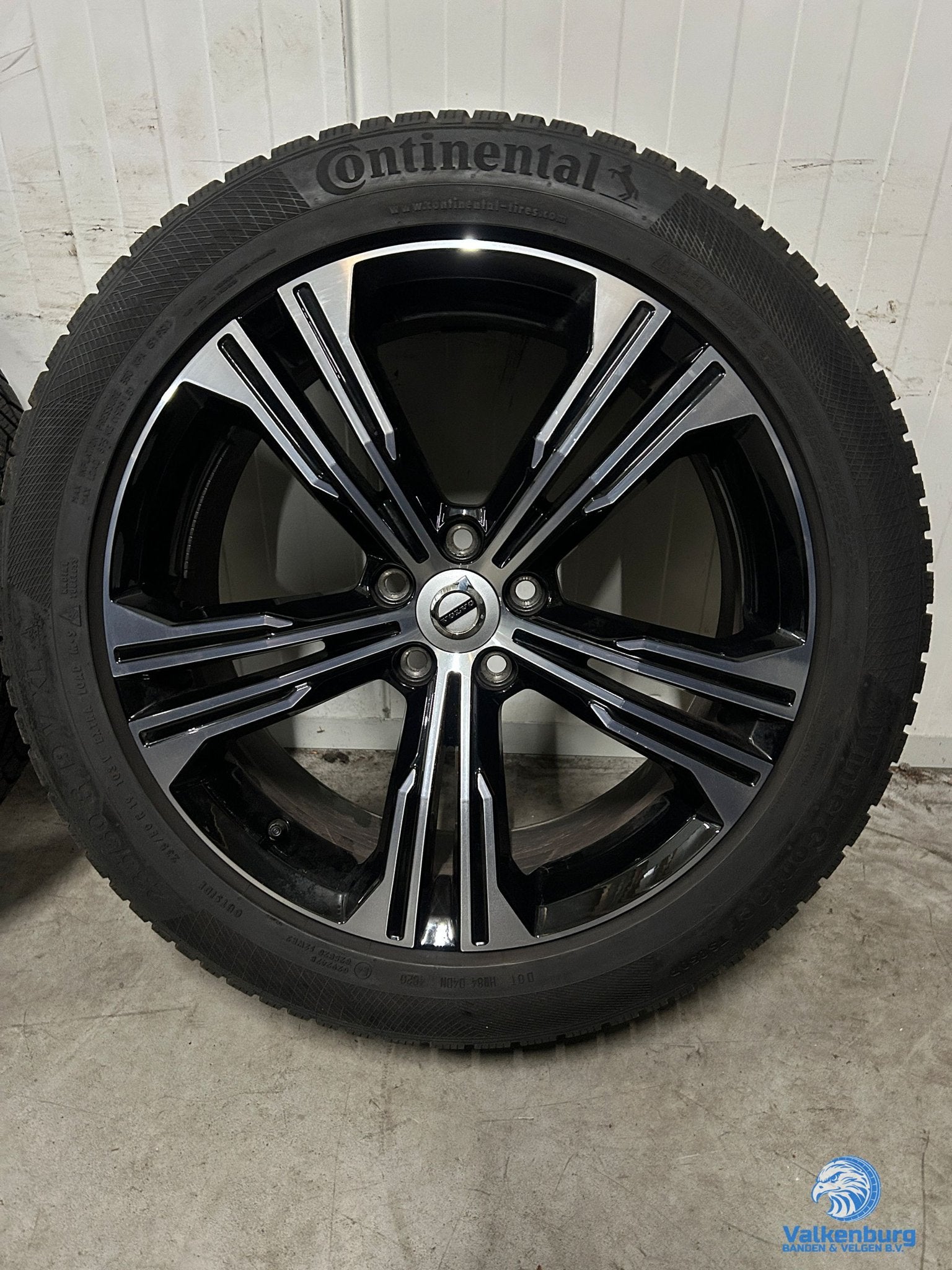 8mm! Originele Volvo C40 XC40 EC40 EX40 5 Double Spoke Black, Auto-onderdelen, 19 inch, Gebruikt, -, -