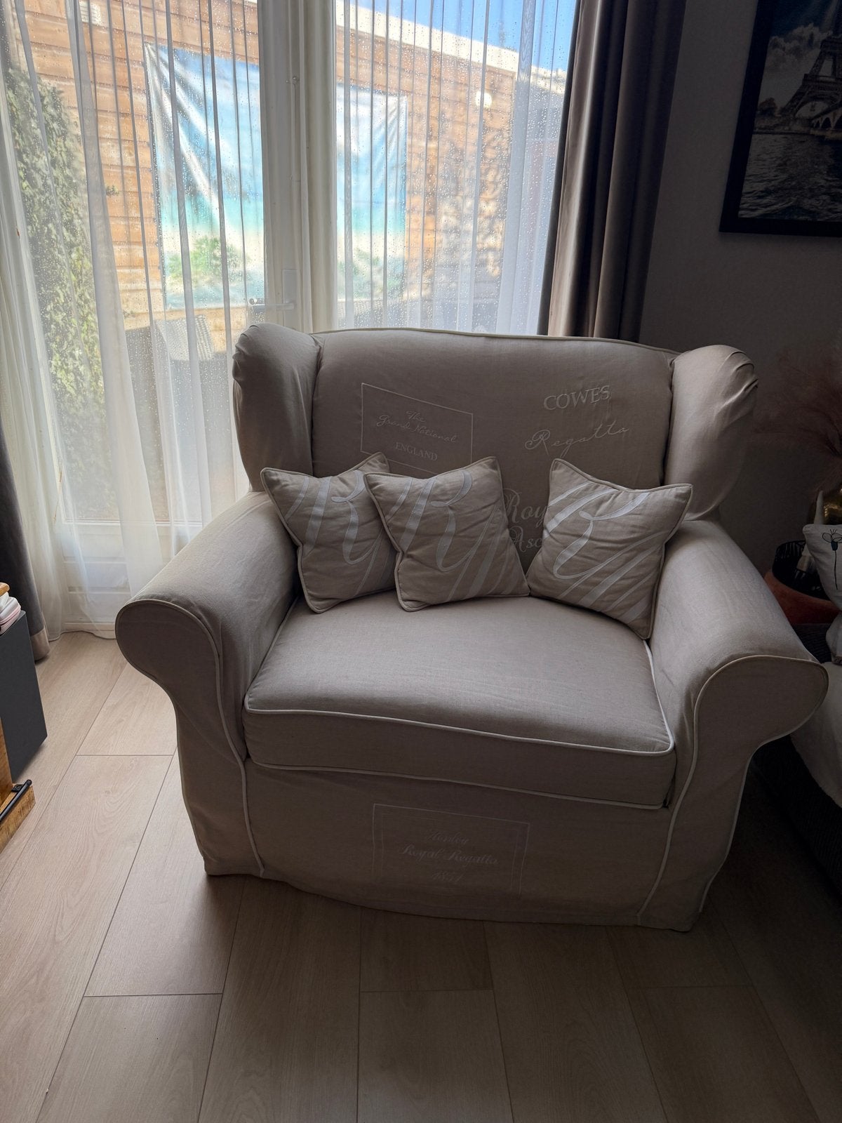 Rivièra Maison Loveseat - Stijlvol en Comfortabel, Ophalen, 150 tot 200 cm, Tweepersoons, 75 tot 100 cm