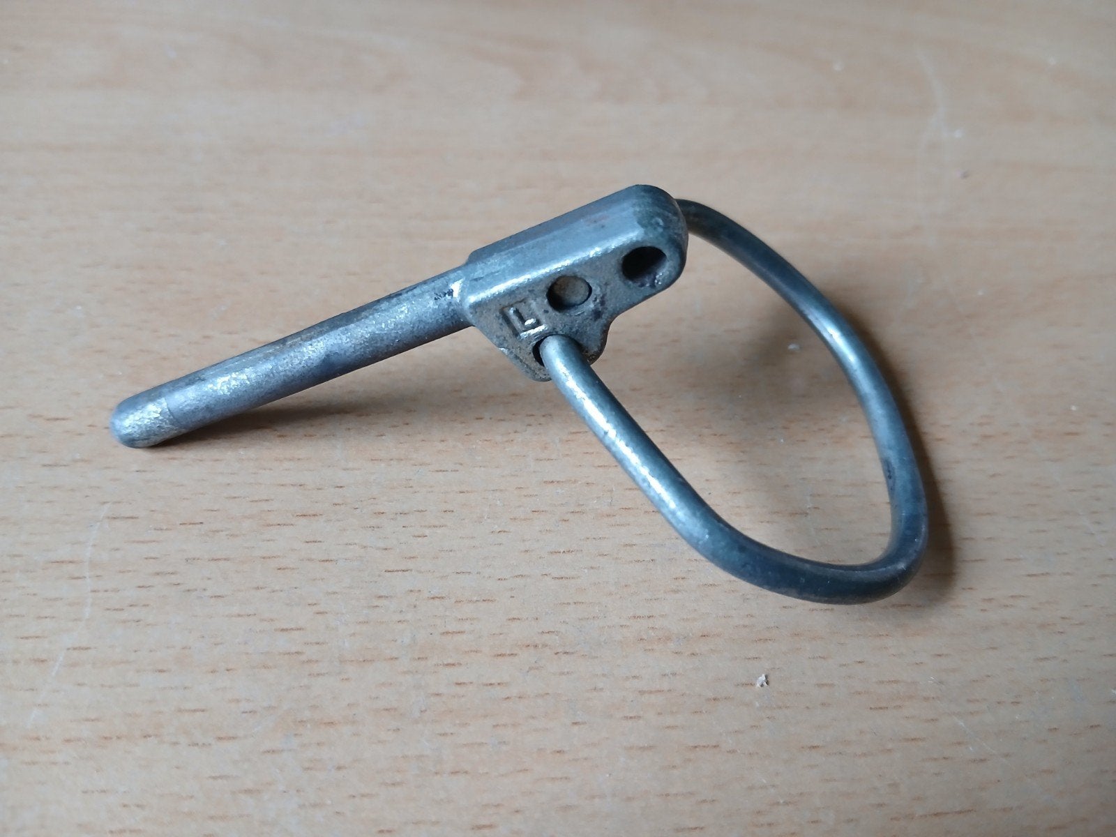 Klapborgpen, spie, splitpen/linchpin/borgpen met ring 5.5 mm, Ophalen of Verzenden, Gebruikt