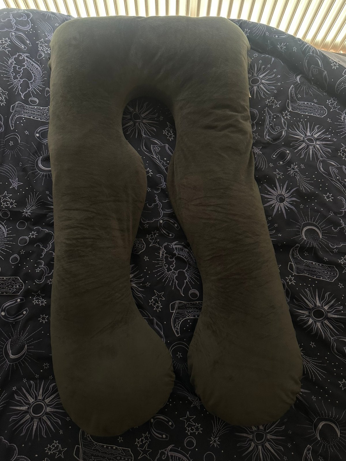 Strex zwangerschapskussen pregnancy pillow, Huis en Inrichting, Ophalen of Verzenden, Zo goed als nieuw, Grijs, Rechthoekig