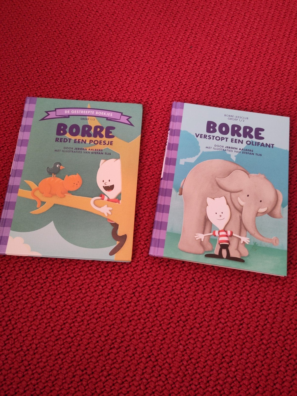 Borre redt een poesje & Borre verstopt een o, Boeken, Ophalen of Verzenden, Gelezen, 3 tot 4 jaar