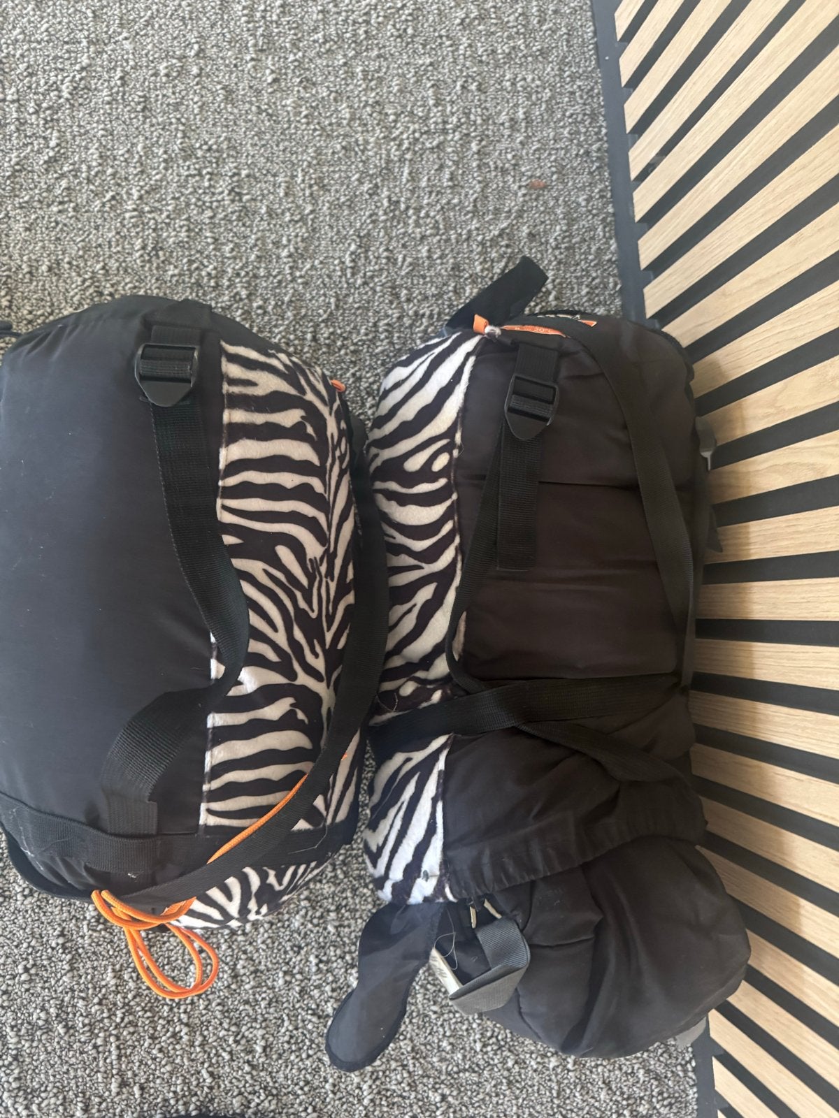 2x Zebra slaapzakken voor kids max 160cm, Ophalen, Gebruikt