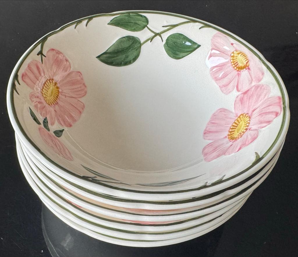 Villeroy & Boch zes kommen van 16 cm en zes borden van 21 cm, Gebruikt, Ophalen of Verzenden, Kom(men), Overige stijlen