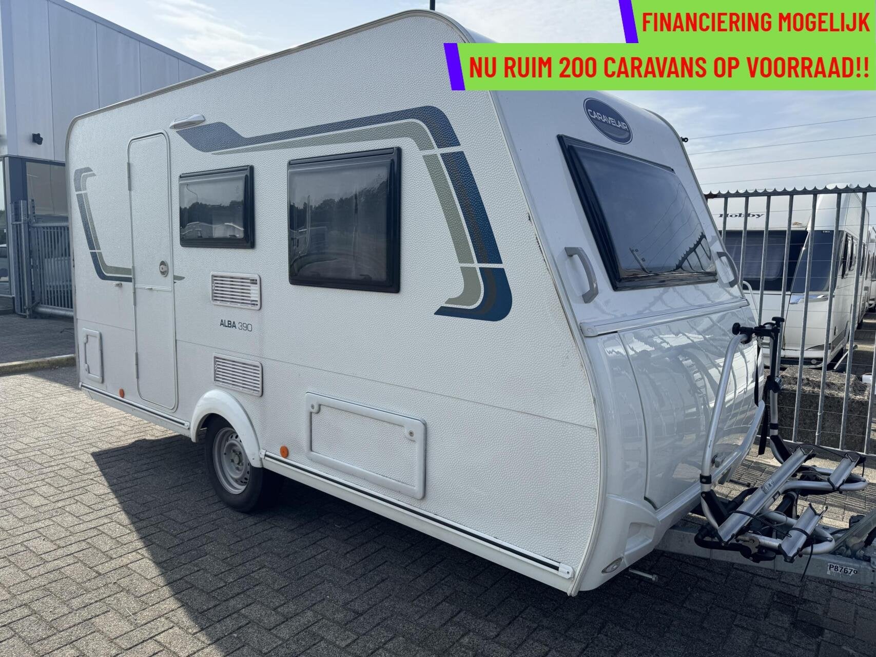 CARAVELAIR ALBA 390, LICHTGEWICHT,DWARSBED,TREINZIT,VOORTENT, Caravans en Kamperen, Caravans, Hordeur, Bedrijf, 750 - 1000 kg