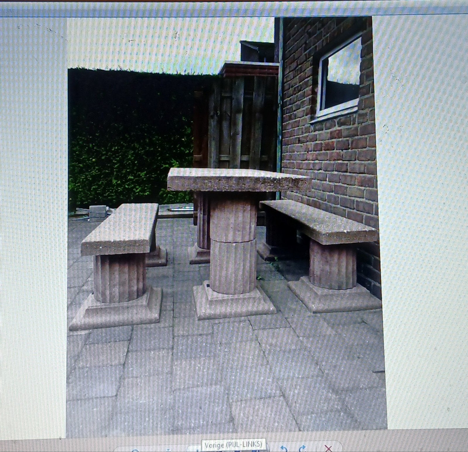 Betonnen tuinset, Tuin en Terras, Ophalen, Gebruikt