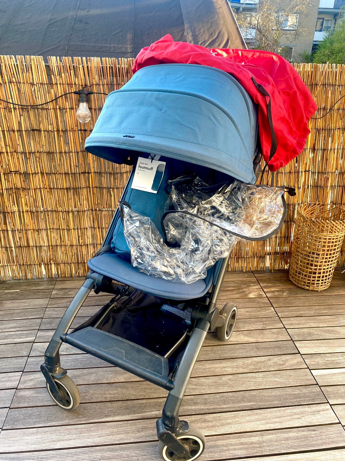 Joolz Aer kinderwagen, Kinderen en Baby's, Buggy's, Ophalen, Zo goed als nieuw, Overige merken, Regenhoes