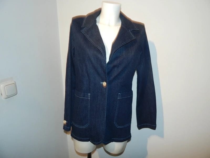 Studio Anneloes jeans jasje sier knopen stretch nieuw