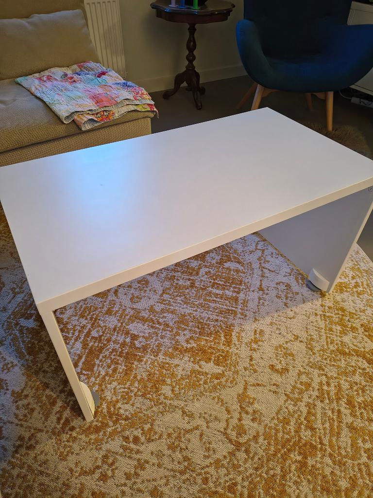 Ikea stuva bank / bureau wit, Ophalen, Gebruikt, 90 cm, 50 cm
