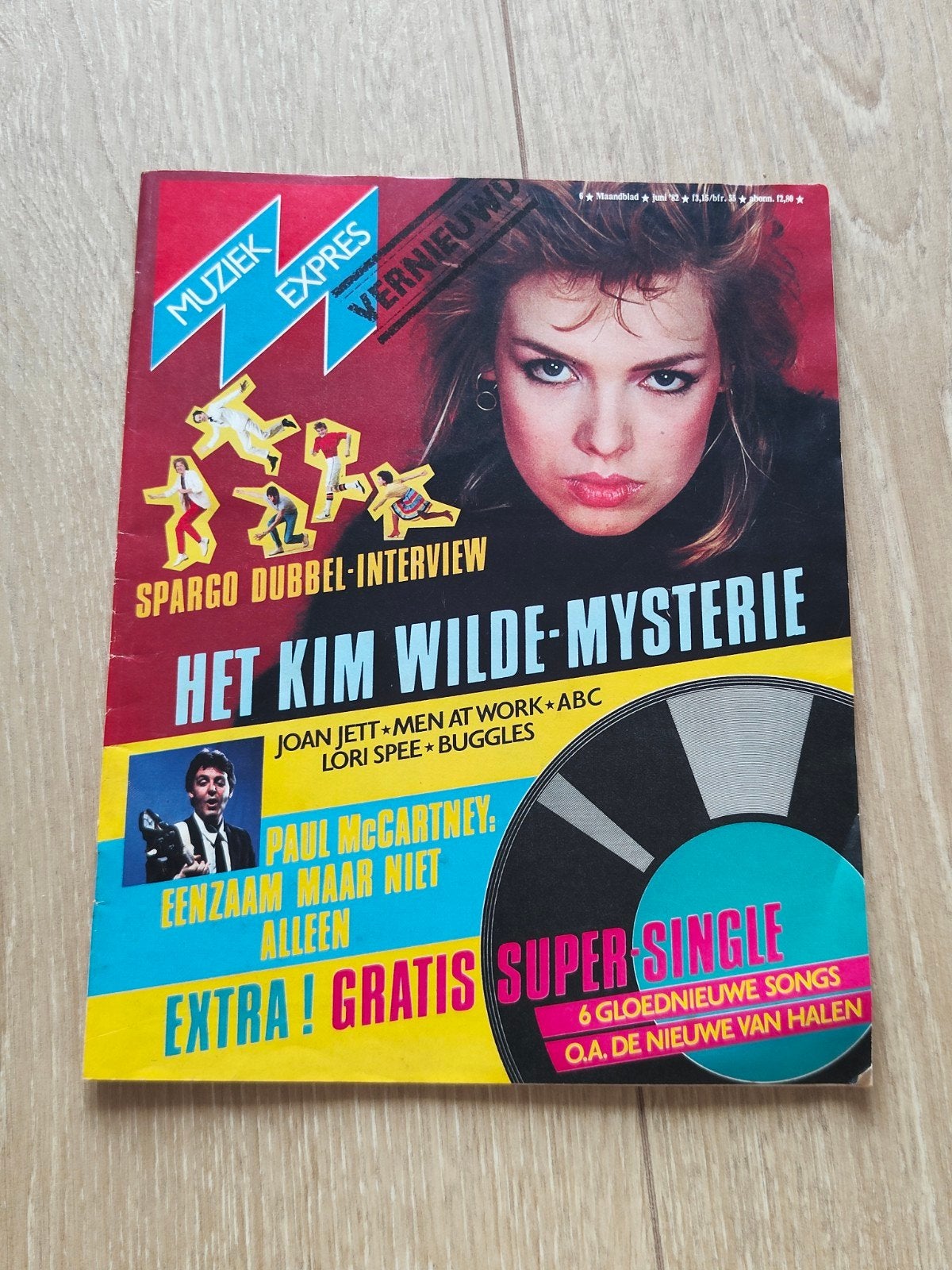 Muziek Expres juni 1982, Verzamelen, Tijdschriften, Kranten en Knipsels, Ophalen of Verzenden, 1980 tot heden, Nederland, Tijdschrift