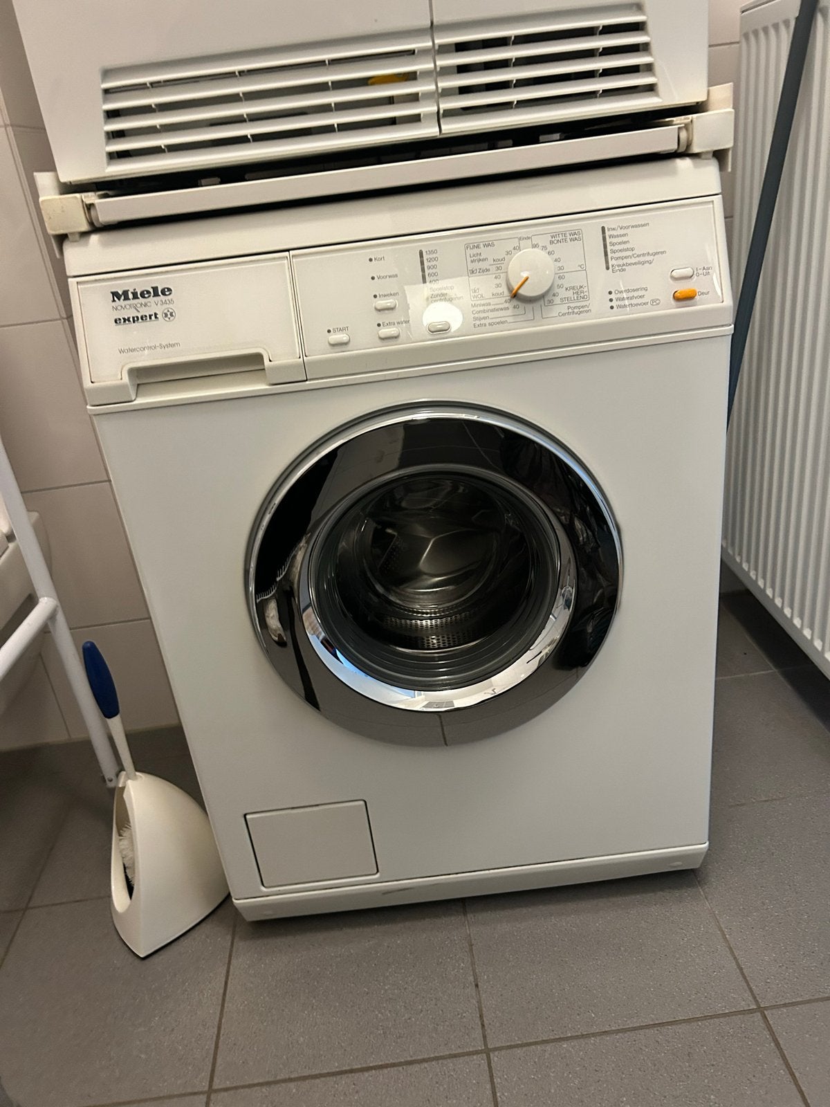 Miele Novotronic W 3435 Expert Wasmachine, Witgoed en Apparatuur, Wasmachines, Ophalen, Gebruikt, Voorlader, Kort programma