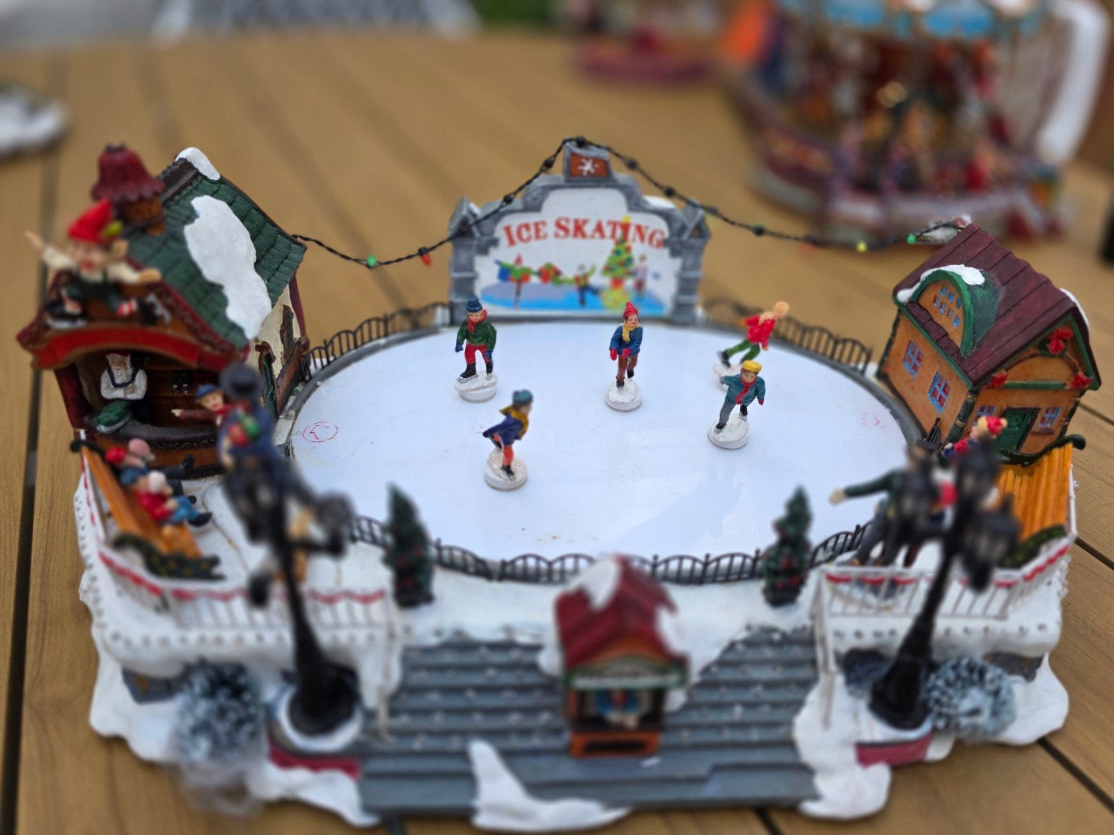 kerstdorp schaatsbaan, Diversen, Ophalen of Verzenden, Gebruikt