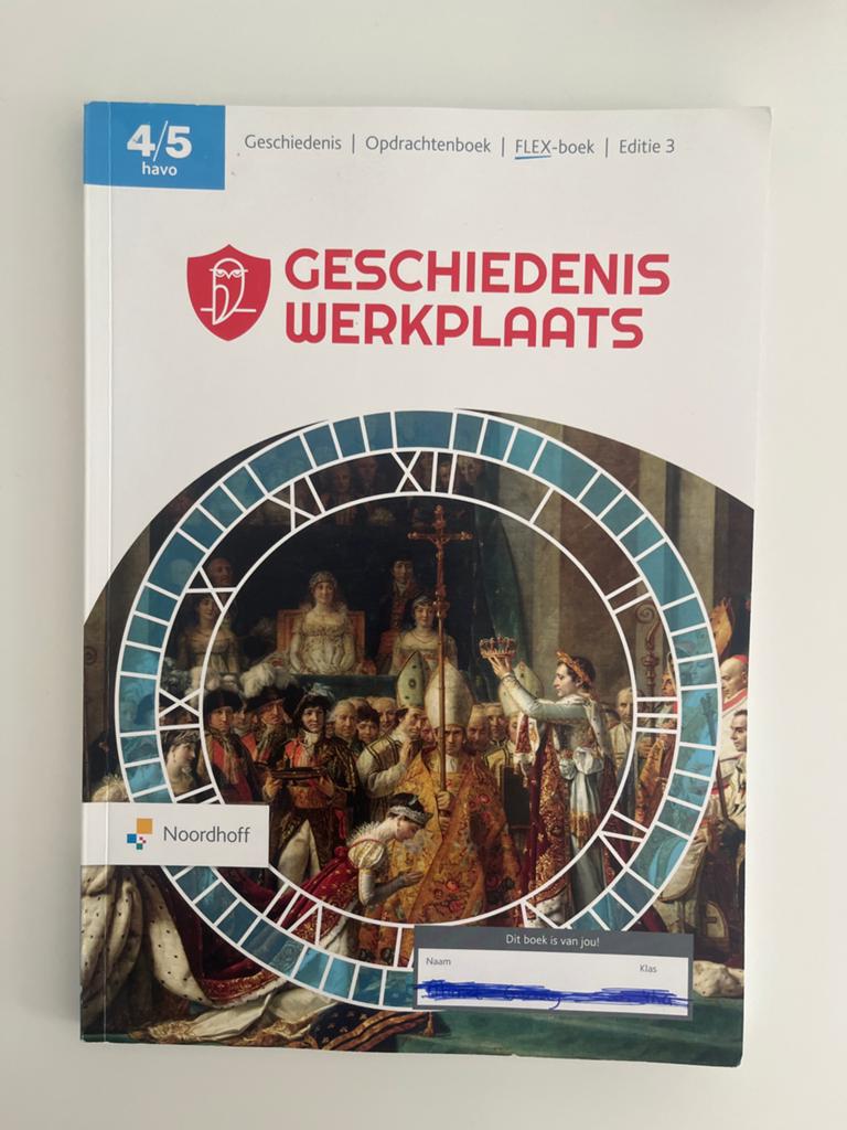 Geschiedenis Werkplaats Opdrachtenboek 4/5 HAVO Editie 3, Boeken, Ophalen of Verzenden, Zo goed als nieuw, HAVO, Geschiedenis