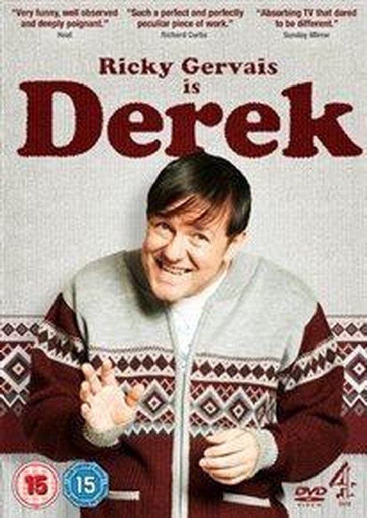 Derek - Seizoen 1 DVD - Ricky Gervais - TV Serie, Cd's en Dvd's, Alle leeftijden, Ophalen of Verzenden, Zo goed als nieuw, Komedie