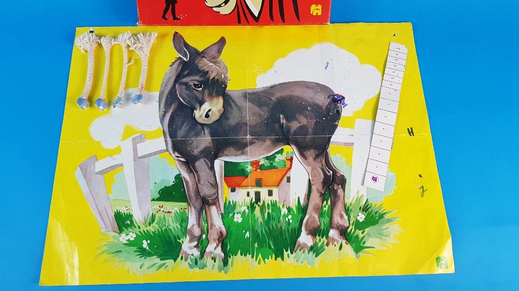 Staartje Prik, originele vintage Jumbo spel. 6B11, Tweedehands verkoop, Tweedehands verkoop, Gebruikt, Ophalen of Verzenden