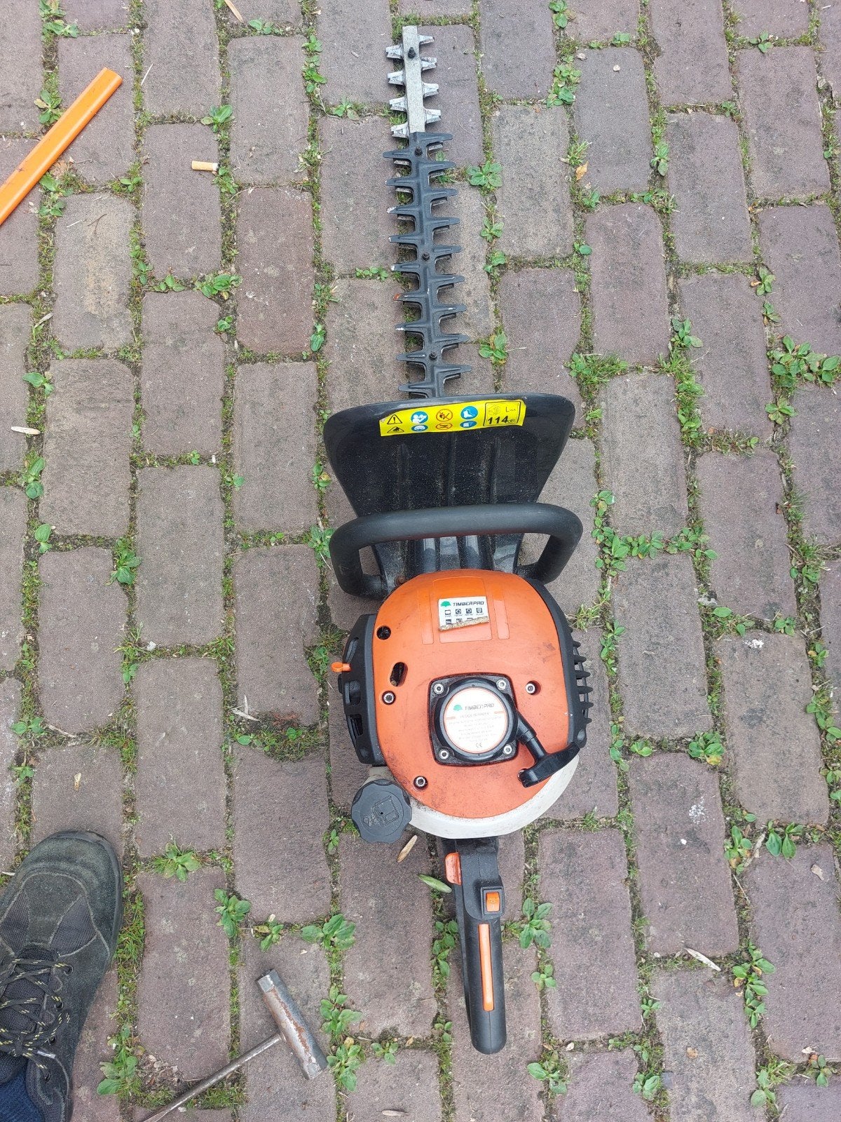 Te koop defecte motorische heggenschaar, Ophalen of Verzenden, Gebruikt, Benzine