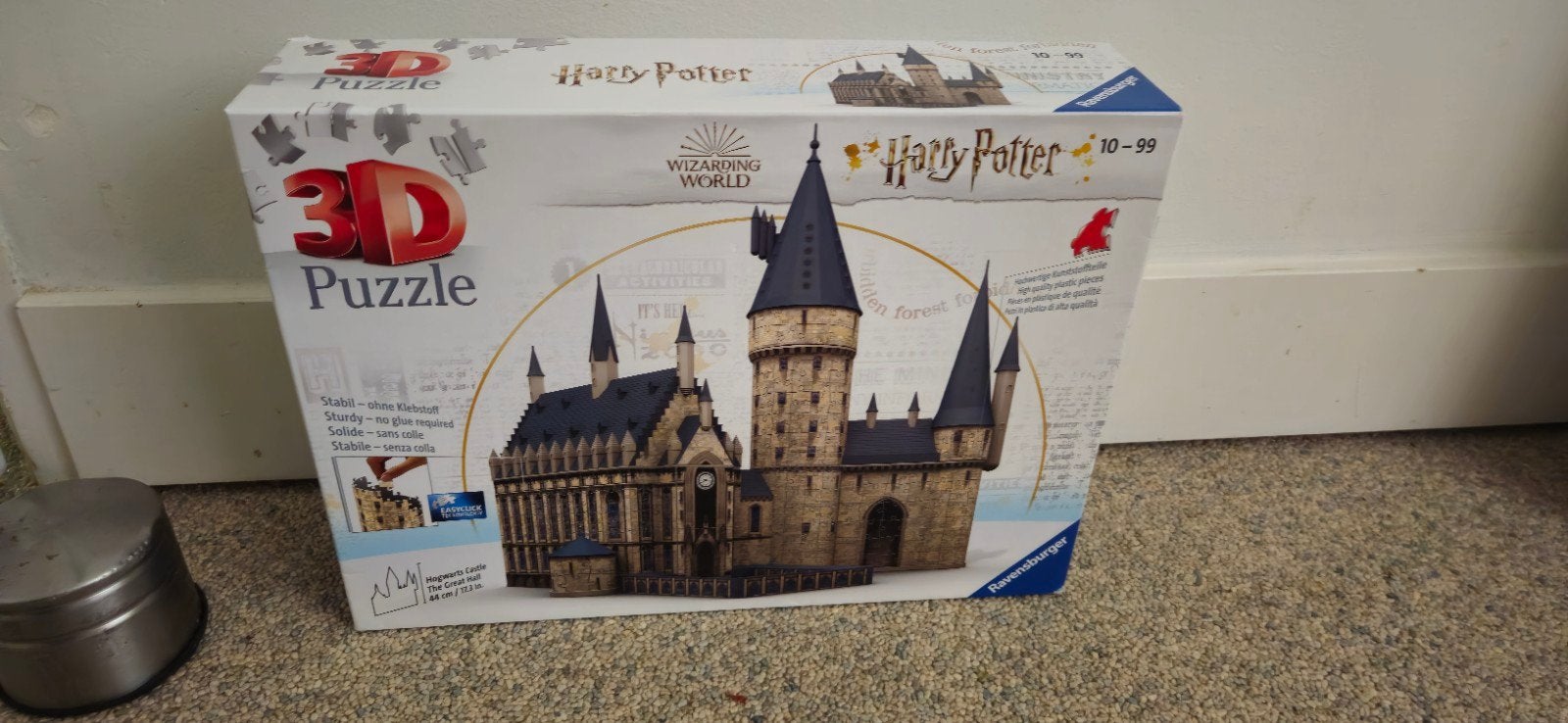 Harry Potter 3D Puzzel Zweinstein Kasteel - Compleet, Verzenden, Minder dan 500 stukjes, Gebruikt, Rubik's of 3D-puzzel