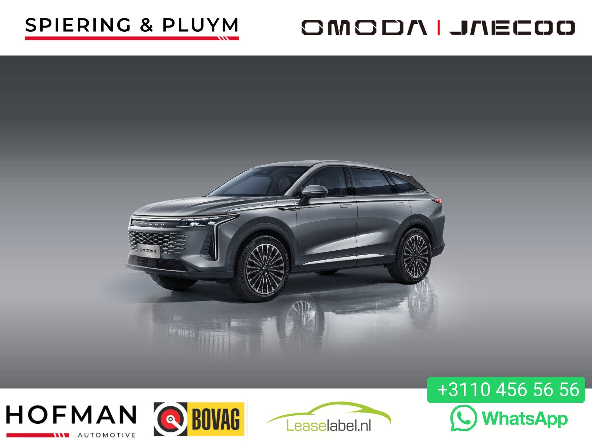 Omoda 9 1.5T-GDi SHS-P Premium | INRUILPREMIE | Pano | Stoel, Auto's, Automaat, Dealer onderhouden, Gebruikt, Zwart